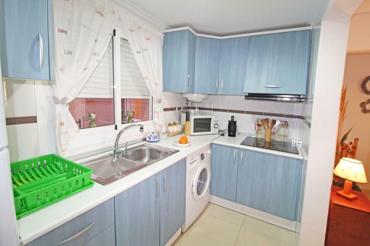 Bungalow Con Terraza, Piscina Y Vistas Al Mar Gran Alacant Kültér fotó