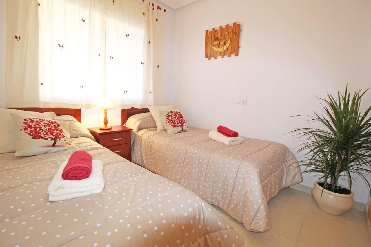 Bungalow Con Terraza, Piscina Y Vistas Al Mar Gran Alacant Kültér fotó