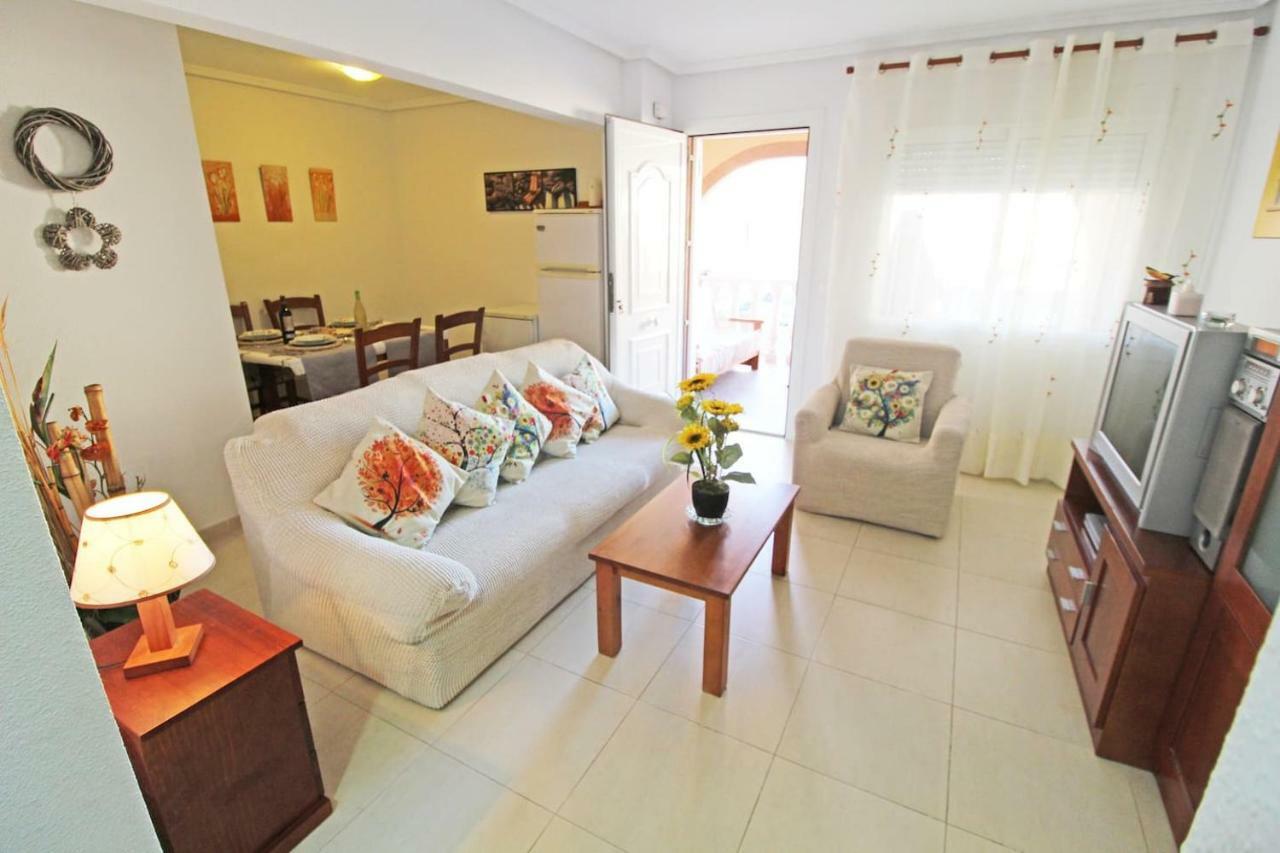 Bungalow Con Terraza, Piscina Y Vistas Al Mar Gran Alacant Kültér fotó