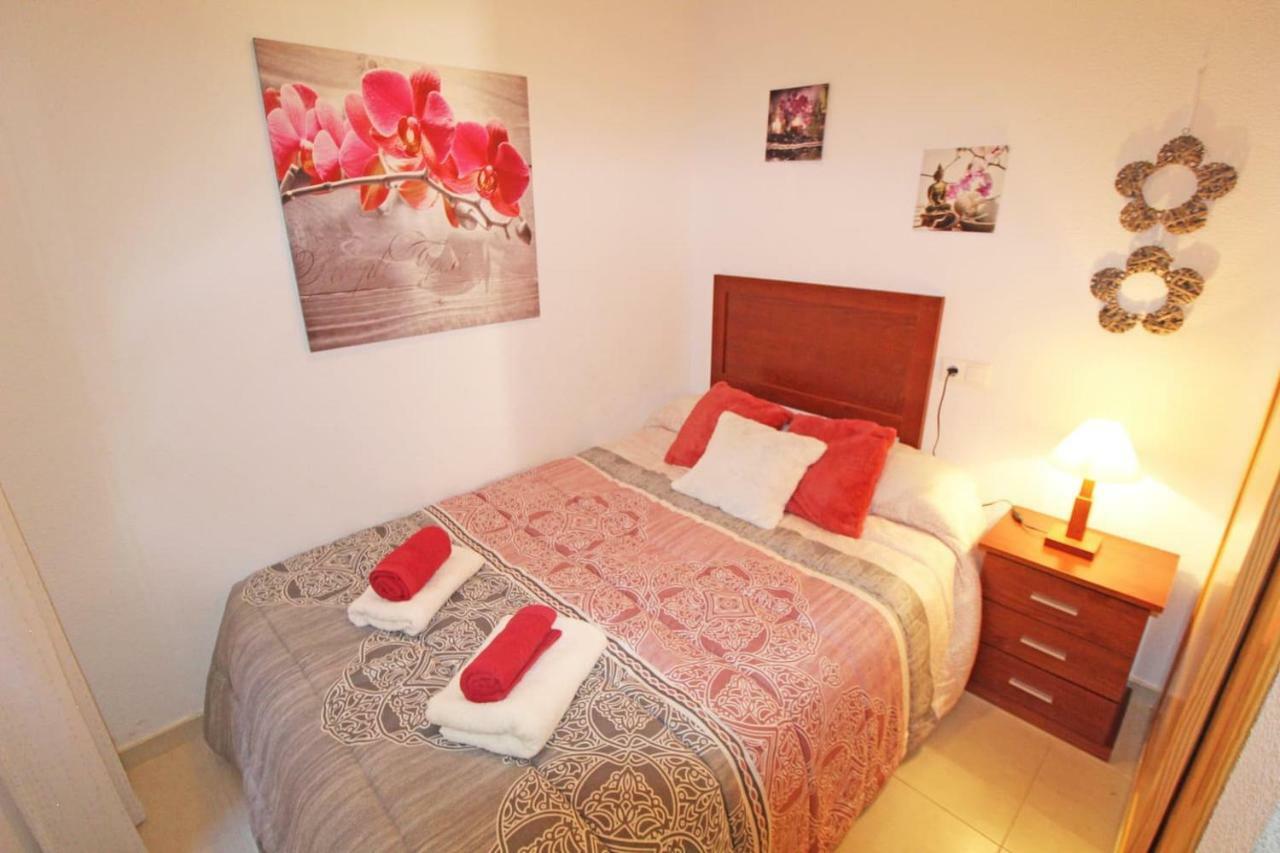 Bungalow Con Terraza, Piscina Y Vistas Al Mar Gran Alacant Kültér fotó